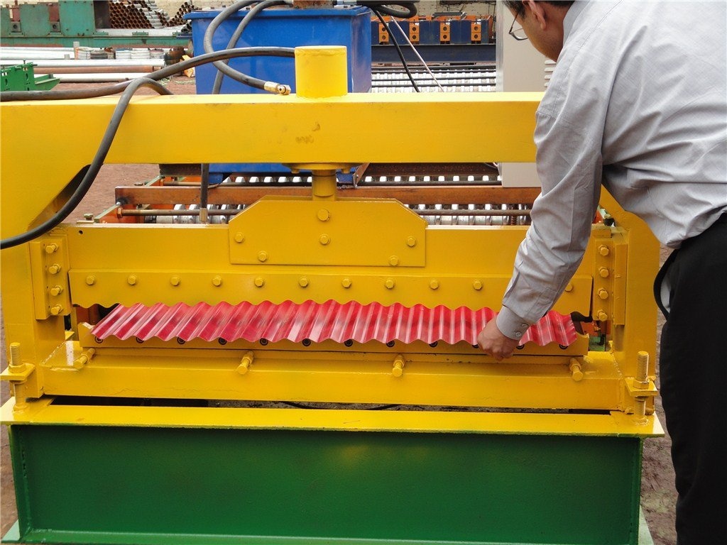 corrugated iron sheet rolling machine