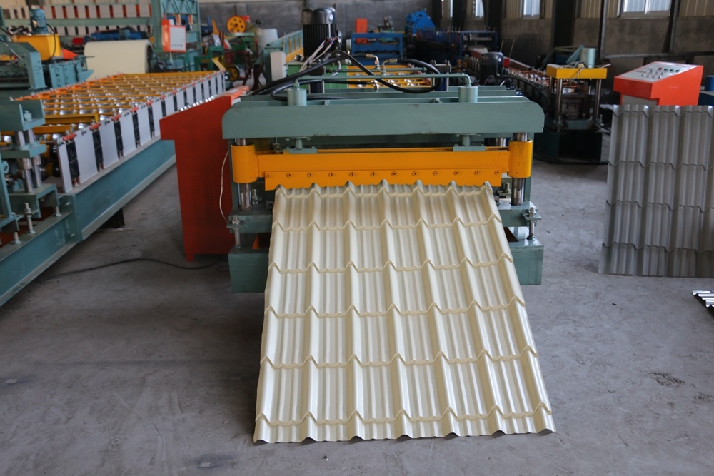JCX 820 glazed roll forming machine
