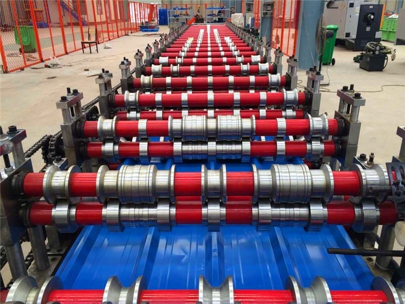 Metal Panel  Double Deck Roll Forming Machine